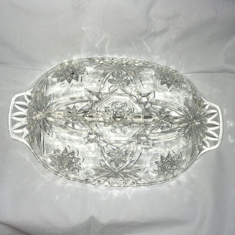 EAPC, Anchor Hocking divided relish dish.